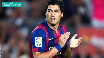 Luis Suarez bị ngột ngạt ở Noucamp