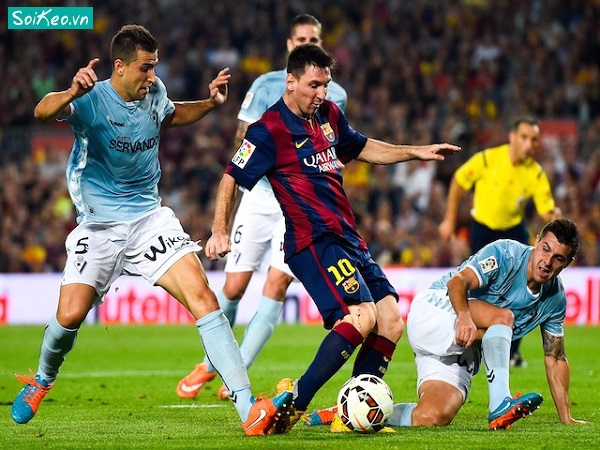 Barca lấy 3 điểm dễ dàng