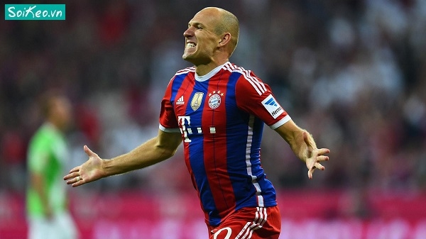 Robben không hề cay cú