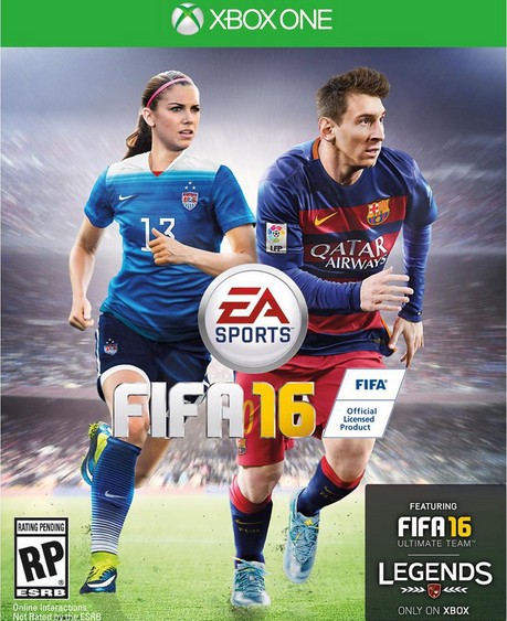 Soi kèo – Alex Morgan:  sao Mỹ lên bìa  FIFA 16 với Lionel Messi