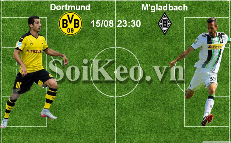 Soi Kèo nhận định trước trận Dortmund – M’gladbach 15/08 23:30