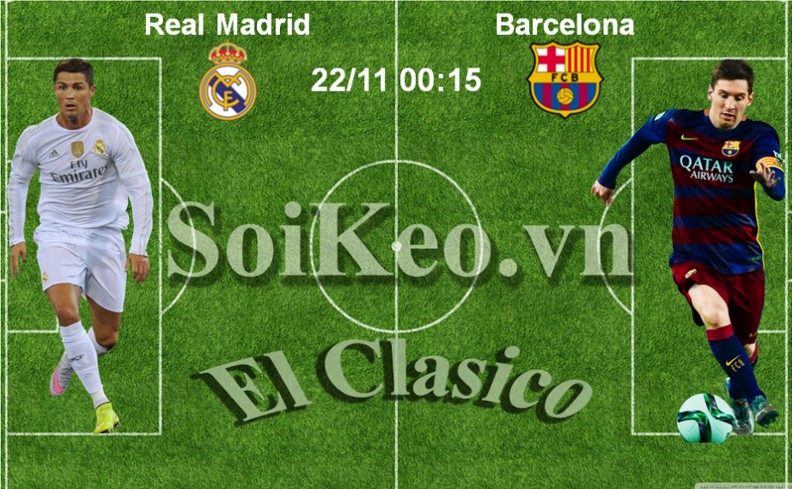 Soi Kèo nhận định và phân tích trước trận Real Madrid – Barcelona 22/11 00:15