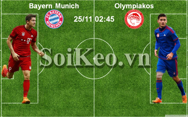 Soi Kèo phân tích trước trận Bayern Munich – Olympiakos 25/11 02:45