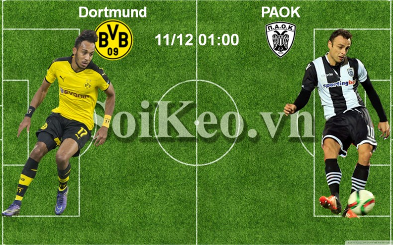 Soi Kèo thông tin trước trận Dortmund – PAOK 11/12 01:00