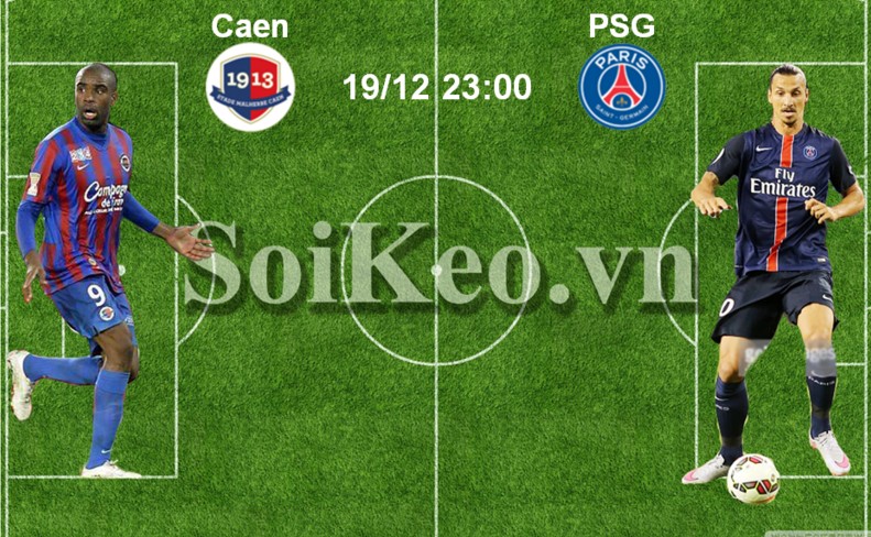 Soi Kèo thông tin trước trận Caen – PSG 19/12 23:00