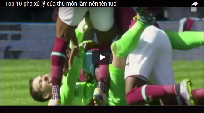 Top 10 pha xử lý của thủ môn làm nên tên tuổi