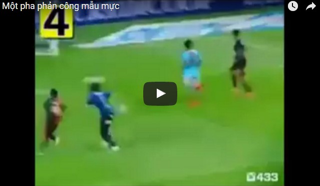 Một pha phản công mẫu mực