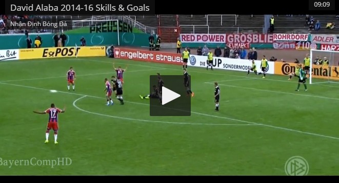 David Alaba – 2014/16 Skills & Goals