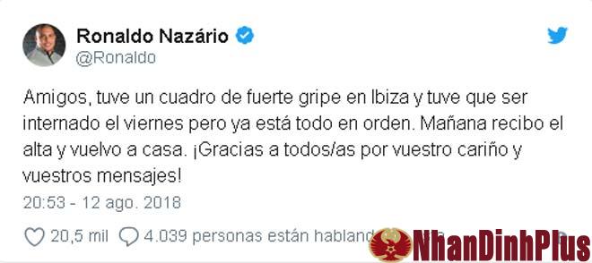 Bàng hoàng: Ronaldo béo nhập viện khẩn cấp, triệu fan lo lắng