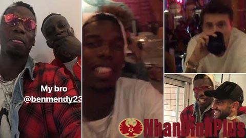 Tiền vệ Pogba đi xõa hết mình cùng sao Man City